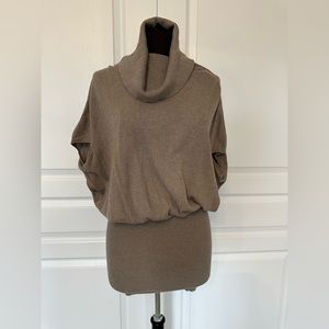 All Saints elis cowl dress - Us 4 - beige